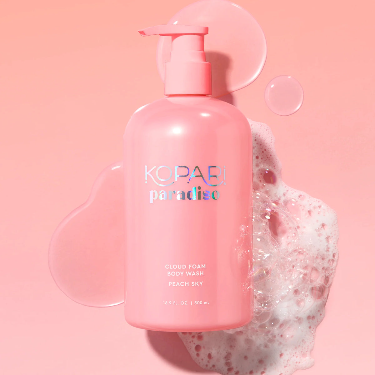 Peach Sky Cloud Foam Body Wash