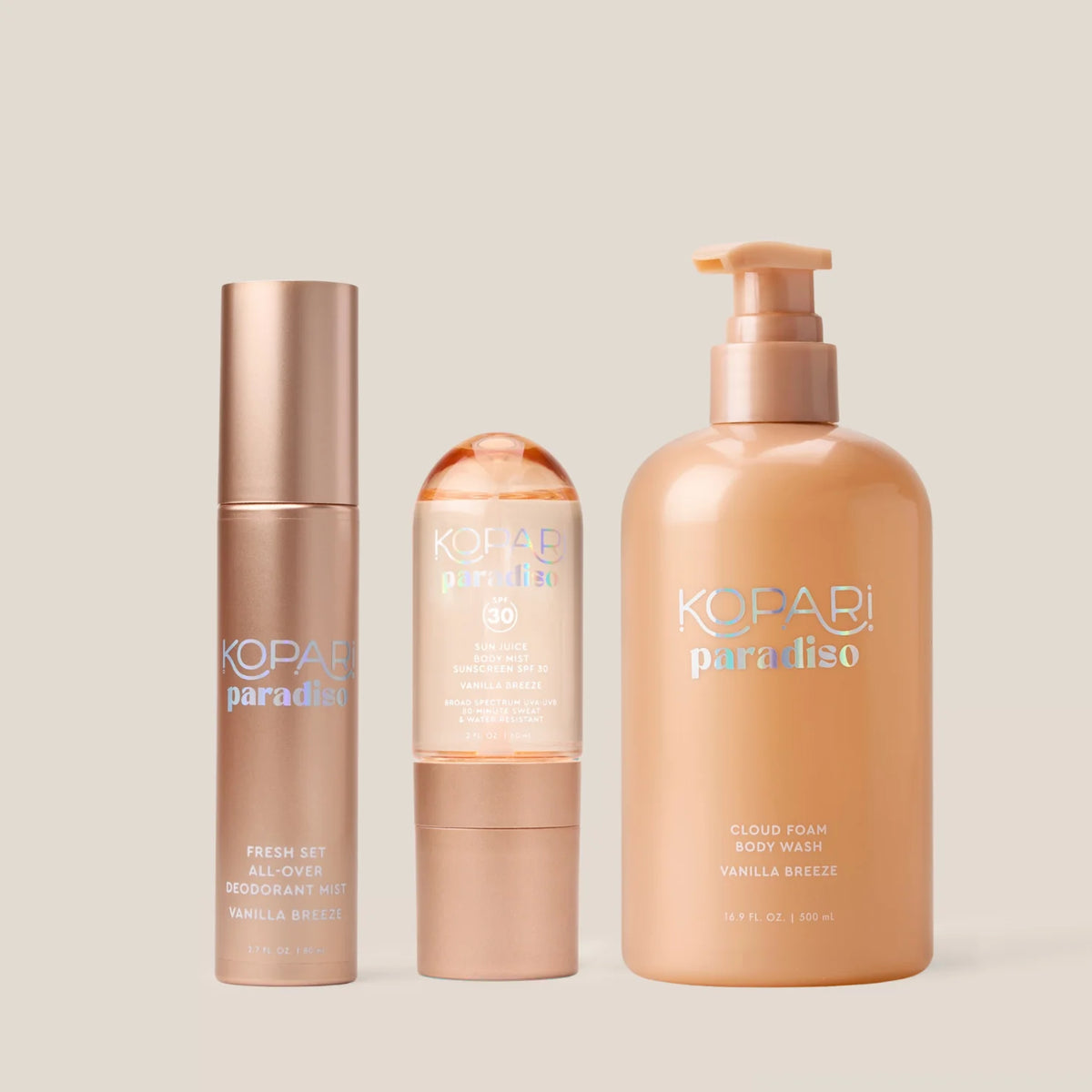 Vanilla Breeze Body Care Routine